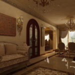 Fulfat and Chamouh paints and interior roses for villas in Jeddah